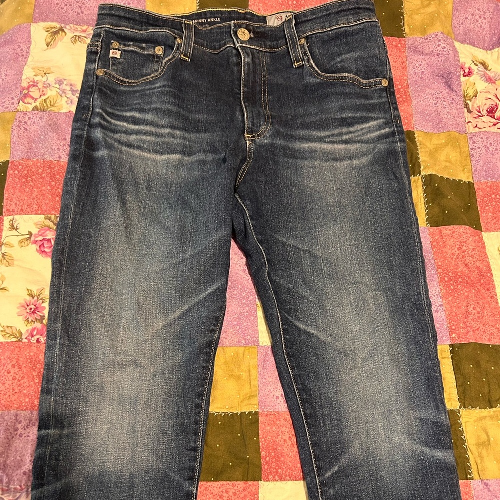 AG Adriano Goldschmied The Farrah Skinny Ankle Jeans Size 30R‎